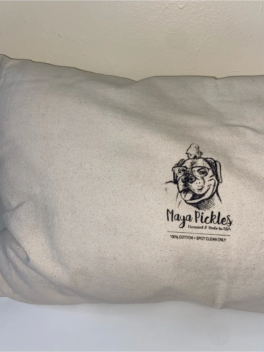 Maya Pickles Collection Pillow Decorative Throw Dog Golf Bag Made In The USA